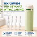 VELMORA™ 4'ü 1 Arada Seyahat Pompalı Şişe Seti